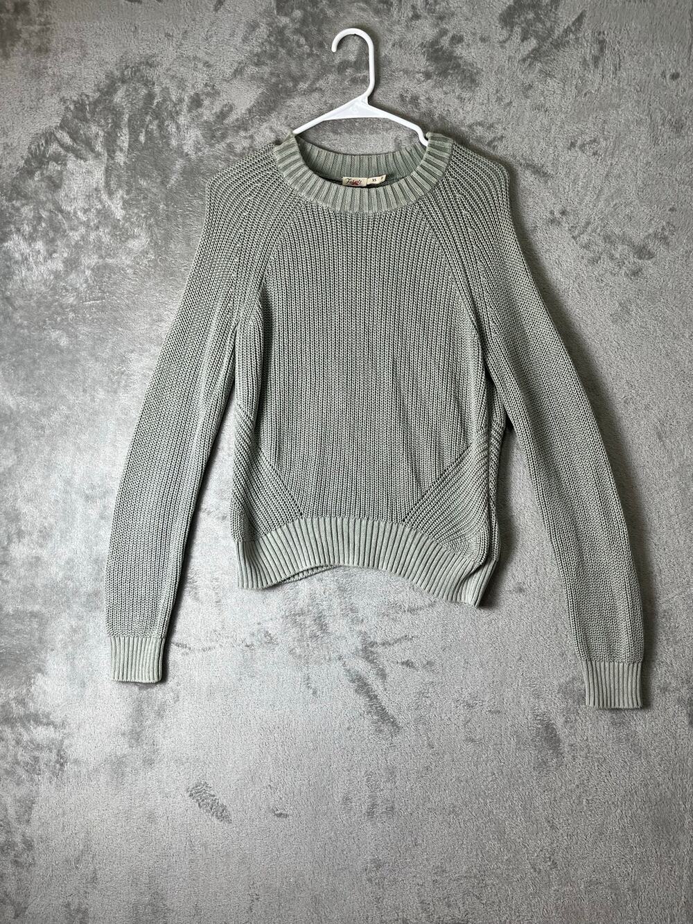 Faherty Sunwashed Fisherman Crew Sweater Organic Cotton Shadow Knit Pullover XS